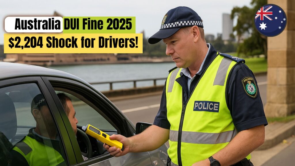 Australia’s $2,204 DUI Fine