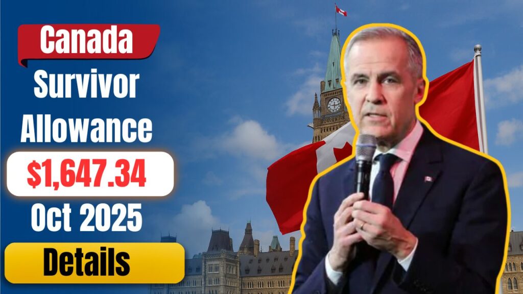 Canada Survivor Allowance October 2025