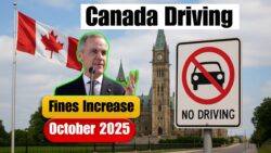 Canada Enforce New Driving Rules From October 2025 – Drivers Face Tougher Penalties & Higher Fines up to $2,000