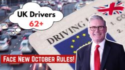 UK Over-62 Couples-Single New Driving Rules Effective October 2025 – DVLA Confirms Renewals & Health Declarations